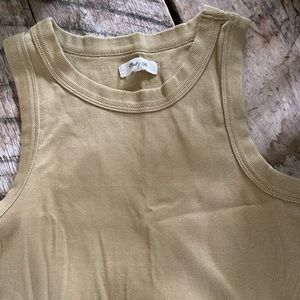 Green halter tank top!